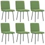 Sillas de comedor 6 unidades terciopelo verde claro by , dining chairs - Ref: Foro24-3315529, Price: 245,78 €, Discount: %