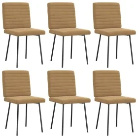 Sillas de comedor 6 unidades terciopelo marrón von , Essstühle - Ref: Foro24-3315534, Preis: 245,80 €, Rabatt: %
