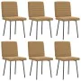 Sillas de comedor 6 unidades terciopelo marrón von , Essstühle - Ref: Foro24-3315534, Preis: 247,98 €, Rabatt: %