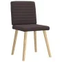 Sillas de comedor 6 unidades tela marrón oscuro by , dining chairs - Ref: Foro24-3315548, Price: 296,00 €, Discount: %