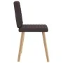 Sillas de comedor 6 unidades tela marrón oscuro by , dining chairs - Ref: Foro24-3315548, Price: 296,00 €, Discount: %