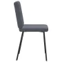 Esstischstühle, 6 Stück, dunkelgraues Samtgewebe. von , Essstühle - Ref: Foro24-3315557, Preis: 245,16 €, Rabatt: %