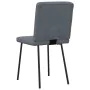 Esstischstühle, 6 Stück, dunkelgraues Samtgewebe. von , Essstühle - Ref: Foro24-3315557, Preis: 245,16 €, Rabatt: %