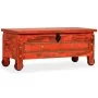Baúl de almacenaje de madera maciza de mango 101x39x42 cm rojo de , Baúles de almacenamiento - Ref: Foro24-244949, Precio: 23...