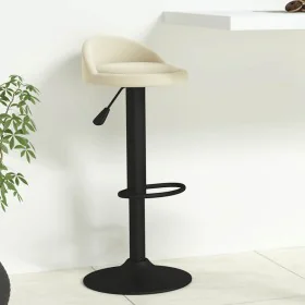 Küchenhocker aus cremefarbenem Samt von , Küchenhocker - Ref: Foro24-333589, Preis: 62,77 €, Rabatt: %