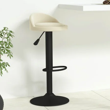 Küchenhocker aus cremefarbenem Samt von , Küchenhocker - Ref: Foro24-333589, Preis: 62,77 €, Rabatt: %