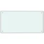 Kitchen splash protection white tempered glass 80x40 cm by vidaXL, Kitchen tools and utensils - Ref: Foro24-249454, Price: 42...