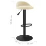 Küchenhocker aus cremefarbenem Samt von , Küchenhocker - Ref: Foro24-333589, Preis: 62,77 €, Rabatt: %