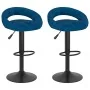 Küchenhocker, 2 Stück, blauer Samt von , Küchenhocker - Ref: Foro24-333273, Preis: 111,38 €, Rabatt: %
