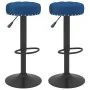 Küchenhocker, 2 Stück, blauer Samt von , Küchenhocker - Ref: Foro24-332999, Preis: 88,67 €, Rabatt: %