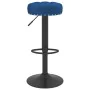 Taburetes de cocina 2 unidades terciopelo azul de , Taburetes de cocina - Ref: Foro24-332999, Precio: 88,67 €, Descuento: %