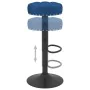 Taburetes de cocina 2 unidades terciopelo azul de , Taburetes de cocina - Ref: Foro24-332999, Precio: 88,67 €, Descuento: %