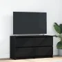 Mueble para TV madera contrachapada negro 100x35x54 cm de , Muebles TV - Ref: Foro24-861797, Precio: 100,44 €, Descuento: %