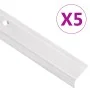 Treppenstufenprofile in L-Form, 5 Stück, Aluminium, Silber, 100 cm. von , Treppe - Ref: Foro24-146758, Preis: 22,32 €, Rabatt: %