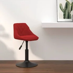 Red velvet kitchen stool by , Kitchen stools - Ref: Foro24-335322, Price: 75,63 €, Discount: %