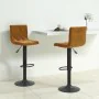 Küchenhocker, 2 Stück, braunes Samtgewebe von , Küchenhocker - Ref: Foro24-333729, Preis: 127,73 €, Rabatt: %