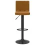 Küchenhocker, 2 Stück, braunes Samtgewebe von , Küchenhocker - Ref: Foro24-333729, Preis: 127,73 €, Rabatt: %