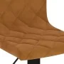 Küchenhocker, 2 Stück, braunes Samtgewebe von , Küchenhocker - Ref: Foro24-333729, Preis: 127,73 €, Rabatt: %