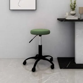Silla de oficina giratoria de terciopelo verde oscuro de , Sillas de oficina - Ref: Foro24-333177, Precio: 47,21 €, Descuento: %