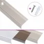 L-shaped step profiles 5 units champagne aluminum 100 cm by , Stairs - Ref: Foro24-146770, Price: 20,07 €, Discount: %