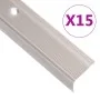 Stufenprofile in L-Form, 15 Stück, Aluminium Champagner, 100 cm. von , Treppe - Ref: Foro24-146772, Preis: 62,34 €, Rabatt: %