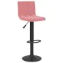 Taburetes de cocina 2 unidades terciopelo rosa de , Taburetes de cocina - Ref: Foro24-333736, Precio: 104,98 €, Descuento: %