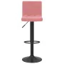 Taburetes de cocina 2 unidades terciopelo rosa de , Taburetes de cocina - Ref: Foro24-333736, Precio: 104,98 €, Descuento: %