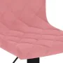 Taburetes de cocina 2 unidades terciopelo rosa de , Taburetes de cocina - Ref: Foro24-333736, Precio: 104,98 €, Descuento: %