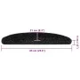 Treppenmatte 20 Stück schwarz 65x21x4 cm von , Treppenmatten - Ref: Foro24-3365846, Preis: 123,48 €, Rabatt: %