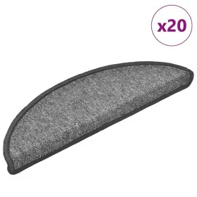 Stair tread mat 20 units dark gray 56x17x3 cm by , Stair mats - Ref: Foro24-3365782, Price: 58,56 €, Discount: %