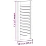 Puerta de armario de lamas 2 uds 69x29,5 cm madera de pino von , Schranktüren - Ref: Foro24-4015892, Preis: 34,26 €, Rabatt: %