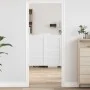 Puertas batientes diseño de lamas 2 par blanco 80x80 cm by , Doors for the home - Ref: Foro24-4107137, Price: 106,59 €, Disco...