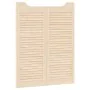 Schwingtüren mit Lamellen-Design, 1 Paar, 100x80cm, Kiefernholz von , Türen für zu Hause - Ref: Foro24-4107128, Preis: 75,58 ...