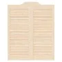 Schwingtüren mit Lamellen-Design, 1 Paar, 100x80cm, Kiefernholz von , Türen für zu Hause - Ref: Foro24-4107128, Preis: 75,58 ...