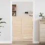 Swinging doors with 2 pairs of 100x100cm pine wood slat design. by , Doors for the home - Ref: Foro24-4107135, Price: 114,22 ...