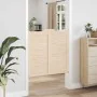 Swinging doors with 2 pairs of 100x100cm pine wood slat design. by , Doors for the home - Ref: Foro24-4107135, Price: 114,22 ...