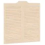 Swinging doors with 2 pairs of 100x100cm pine wood slat design. by , Doors for the home - Ref: Foro24-4107135, Price: 114,22 ...