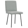 Esszimmerstühle, 2 Stück, hellgraues Samtgewebe. von , Essstühle - Ref: Foro24-4101156, Preis: 85,86 €, Rabatt: %