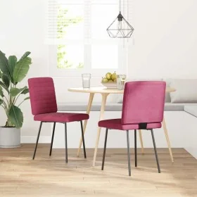 Esszimmerstühle, 2 Stück, Samt, Weinrot von , Essstühle - Ref: Foro24-4101161, Preis: 85,20 €, Rabatt: %