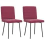 Esszimmerstühle, 2 Stück, Samt, Weinrot von , Essstühle - Ref: Foro24-4101161, Preis: 85,20 €, Rabatt: %