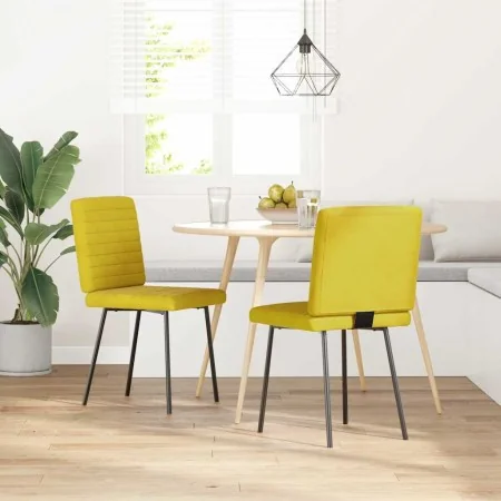 Esszimmerstühle, 2 Stück, gelber Samt von , Essstühle - Ref: Foro24-4101163, Preis: 85,20 €, Rabatt: %