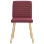 Esszimmerstühle, 2 Stück, Stoff in Weinrot. von , Essstühle - Ref: Foro24-4101177, Preis: 103,21 €, Rabatt: %