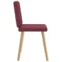 Esszimmerstühle, 2 Stück, Stoff in Weinrot. von , Essstühle - Ref: Foro24-4101177, Preis: 103,21 €, Rabatt: %