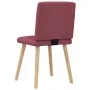 Esszimmerstühle, 2 Stück, Stoff in Weinrot. von , Essstühle - Ref: Foro24-4101177, Preis: 103,21 €, Rabatt: %