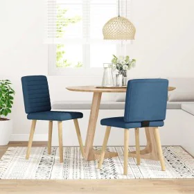 Esszimmerstühle, 2 Stück, blauer Stoff von , Essstühle - Ref: Foro24-4101182, Preis: 103,21 €, Rabatt: %