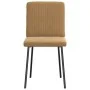 Sillas de comedor 2 unidades terciopelo marrón de , Sillas de comedor - Ref: Foro24-4101194, Precio: 86,18 €, Descuento: %