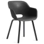 Keter garden chair with metal legs "Noa" 2 units graphite by , Garden chairs - Ref: Foro24-447617, Price: 151,36 €, Discount: %