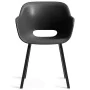 Keter garden chair with metal legs "Noa" 2 units graphite by , Garden chairs - Ref: Foro24-447617, Price: 151,36 €, Discount: %