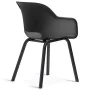 Keter garden chair with metal legs "Noa" 2 units graphite by , Garden chairs - Ref: Foro24-447617, Price: 151,36 €, Discount: %