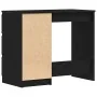 Schreibtisch aus schwarzer Eichenholz-Sperrholzplatte 90x45x76 cm von , Schreibtische - Ref: Foro24-862490, Preis: 111,82 €, ...